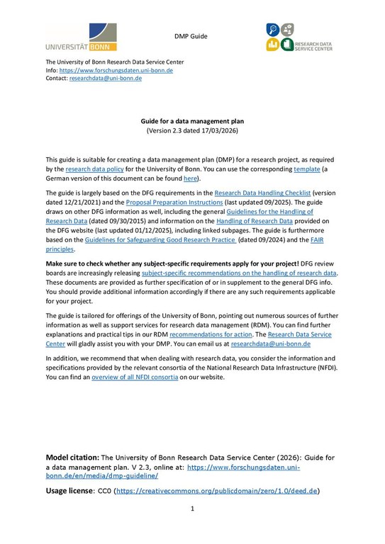 DMP Guideline